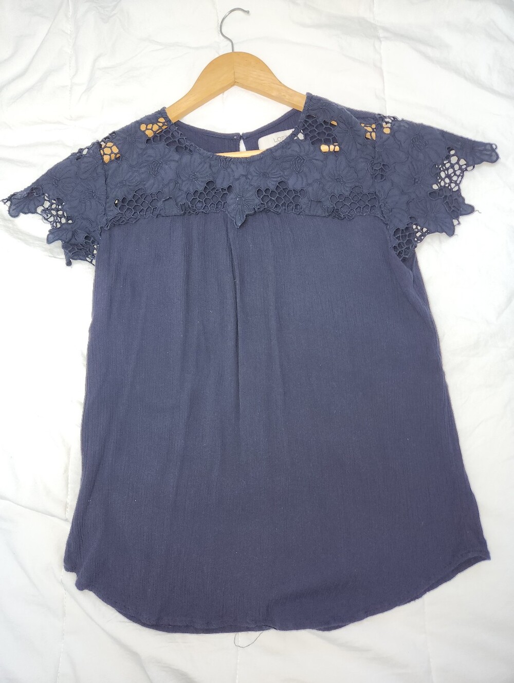 Loft Lace Detail Blouse